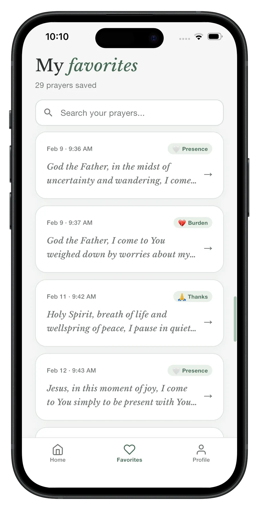 Bibliothèque de prières d'AI Pray.