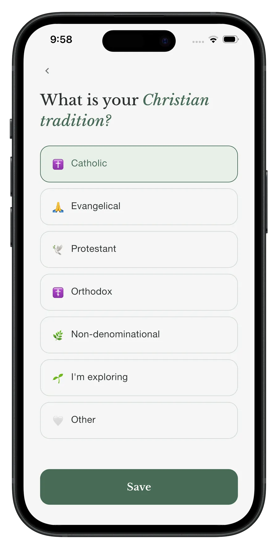 Détail d'une prière générée dans AI Pray.