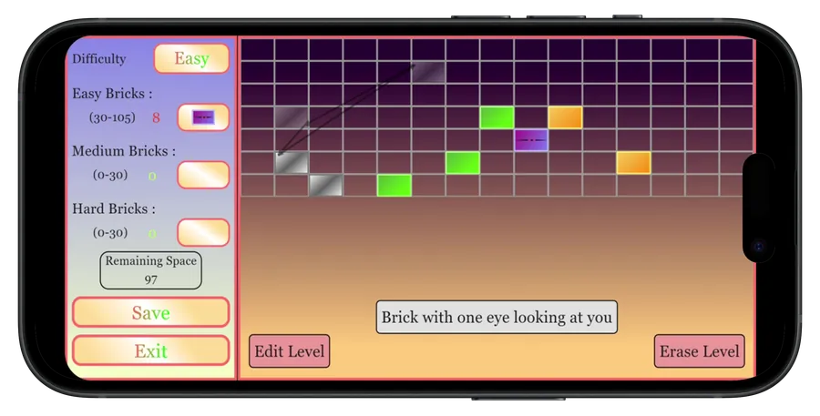 Écran d'accueil BreakFit avec classement temps réel et boutons Solo / Create.