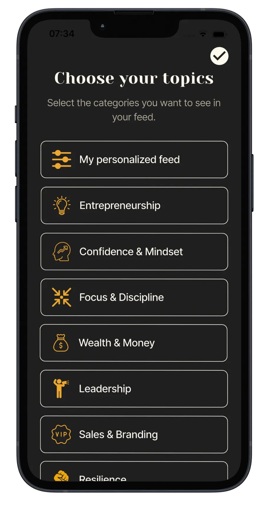 Widget de citation Android sur l'écran d'accueil.