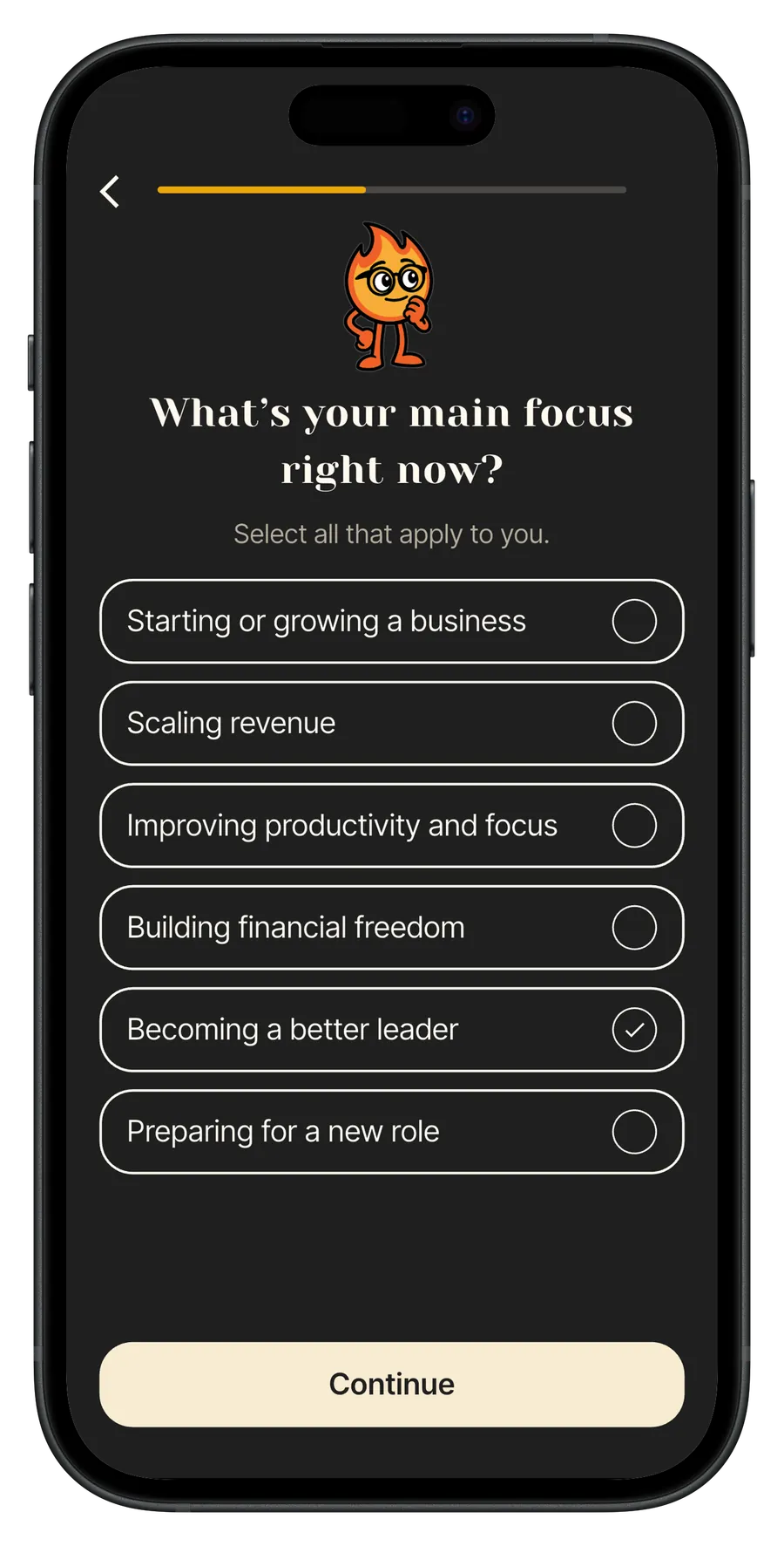 Configuration des notifications dans Entrepreneurs Quotes Widget.